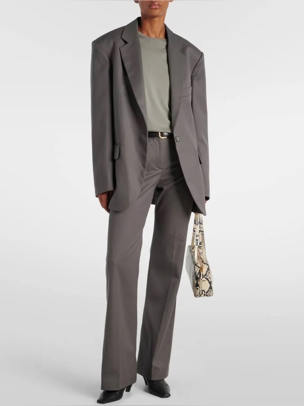 NWT The Frankie Shop Lyra Flared Trouser Suiting Pants Sz 2
